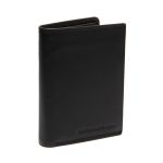 Δερμάτινο Ανδρικό Πορτοφόλι Όρθιο Chesterfield Leroy C08.053000 Μαύρο με RFID Προστασία – Premium Soft Nappa Δέρμα