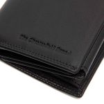 Δερμάτινο Ανδρικό Πορτοφόλι Όρθιο Chesterfield Leroy C08.053000 Μαύρο με RFID Προστασία – Premium Soft Nappa Δέρμα