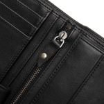 Δερμάτινο Ανδρικό Πορτοφόλι Όρθιο Chesterfield Leroy C08.053000 Μαύρο με RFID Προστασία – Premium Soft Nappa Δέρμα