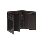 Δερμάτινο Ανδρικό Πορτοφόλι Όρθιο Chesterfield Leroy C08.053001 Καφέ με RFID Προστασία – Premium Soft Nappa Δέρμα