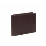 Ανδρικό Δερμάτινο Πορτοφόλι Chesterfield Harlem C08.037001 Καφέ – Wax Pull Up, RFID & Premium Ποιότητα
