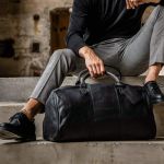 Δερμάτινο Σακβουαγιάζ Chesterfield William C20.000400 Μαύρο 53cm – 43L Premium Wax Pull-Up Δέρμα
