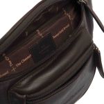 Δερμάτινο Τσαντάκι Μέσης Chesterfield Jack C23.000101 Καφέ – Pull-Up Δέρμα – Πρακτικό & Κομψό