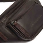 Δερμάτινο Τσαντάκι Μέσης Chesterfield Jack C23.000101 Καφέ – Pull-Up Δέρμα – Πρακτικό & Κομψό
