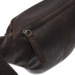 Δερμάτινο Τσαντάκι Μέσης Chesterfield Jack C23.000101 Καφέ – Pull-Up Δέρμα – Πρακτικό & Κομψό