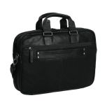 Δερμάτινη Επαγγελματική Τσάντα Chesterfield SETH C40.101000 Μαύρο για Laptop 15.6” – Premium Business Class Design
