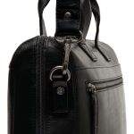 Δερμάτινη Επαγγελματική Τσάντα Chesterfield Levanto  C40.109100 Μαύρο για Laptop 14
