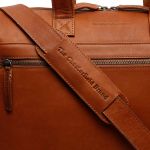 Δερμάτινη Επαγγελματική Τσάντα Chesterfield Levanto  C40.109131 Κονιάκ για Laptop 14