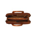 Δερμάτινη Επαγγελματική Τσάντα Chesterfield Levanto  C40.109131 Κονιάκ για Laptop 14