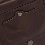 Ανδρικό Δερμάτινο Τσαντάκι Ώμου / Χιαστί Chesterfield C48.071101 Καφέ | Slim Design & Vintage | Διαχρονικό Στυλ