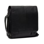 Δερμάτινο Τσαντάκι Ώμου Μεγάλο Chesterfield Raphael C48.055100 Μαύρο – Premium Pull-Up Δέρμα με Θήκη Tablet