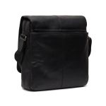 Δερμάτινο Τσαντάκι Ώμου Μεγάλο Chesterfield Raphael C48.055100 Μαύρο – Premium Pull-Up Δέρμα με Θήκη Tablet