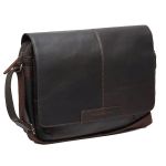 Δερμάτινος Χαρτοφύλακας – Ταχυδρόμου Chesterfield C48.055201 Καφέ Richard – Premium Pull-Up Δέρμα