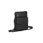 Δερμάτινο Τσαντάκι Ώμου Chesterfield Lou C48.089200 Μαύρο – Premium Wax Pull-Up Δέρμα – Ανθεκτικό & Vintage