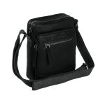 Δερμάτινο Τσαντάκι Ώμου Chesterfield Birmingham C48.098000 Μαύρο – Premium Pull-Up Δέρμα με Κομψό & Ανθεκτικό Design