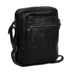 Δερμάτινο Τσαντάκι Ώμου Chesterfield C48.098900 Μαύρο Dessau – Premium Pull-Up Δέρμα