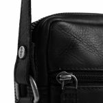 Δερμάτινο Τσαντάκι Ώμου Μικρό Chesterfield Hamilton C48.116300 Μαύρο – Premium, Ιδανικό για Smartphone