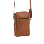 Δερμάτινο Τσαντάκι Ώμου Μικρό Chesterfield Hamilton C48.116331 Κονιάκ – Premium, Ιδανικό για Smartphone