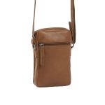 Δερμάτινο Τσαντάκι Ώμου Μικρό Chesterfield Hamilton C48.116331 Κονιάκ – Premium, Ιδανικό για Smartphone