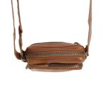 Δερμάτινο Τσαντάκι Ώμου Μικρό Chesterfield Hamilton C48.116331 Κονιάκ – Premium, Ιδανικό για Smartphone