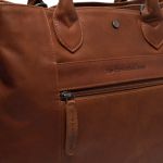 Δερμάτινη Γυναικεία Τσάντα Ώμου & Χειρός Chesterfield Passau C48.129831 Κονιάκ | Premium Κομψή Τσάντα Γραφείου