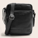 Ανδρικό Δερμάτινο Τσαντάκι Ώμου Chesterfield Valtorio C48.144500 Μαύρο | Γνήσιο Δέρμα Premium Ποιότητας