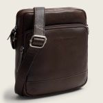 Ανδρικό Δερμάτινο Τσαντάκι Ώμου Chesterfield Valtorio C48.144501 Καφέ | Γνήσιο Δέρμα Premium Ποιότητας