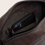 Ανδρικό Δερμάτινο Τσαντάκι Ώμου Chesterfield Valtorio C48.144501 Καφέ | Γνήσιο Δέρμα Premium Ποιότητας