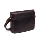 Μικρή Ανδρική Δερμάτινη Τσάντα Chesterfield C48.183001 Καφέ | Wax Pull Up Δέρμα, Compact με Καπάκι & Μαγνήτη