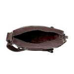 Δερμάτινο Τσαντάκι Ώμου Chesterfield C48.098901 Καφέ Dessau – Premium Pull-Up Δέρμα