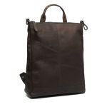 Γυναικείο Δερμάτινο Σακίδιο Πλάτης Chesterfield Manchester C58.014101 Καφέ – Premium Pull-Up Design