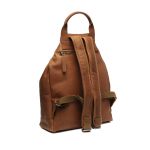 Γυναικείο Δερμάτινο Σακίδιο Πλάτης Chesterfield Manchester C58.014131 Κονιάκ – Premium Pull-Up Design