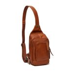 Δερμάτινο Τσαντάκι Χιαστί / Crossbody Chesterfield Riga C58.028431 Κονιάκ – Premium Pull-Up Δέρμα με Πολλαπλές Θήκες