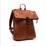 Δερμάτινο Επαγγελματικό Σακίδιο Πλάτης Chesterfield Savona C58.032231 Κονιάκ | Roll Top, Θήκη Laptop 15
