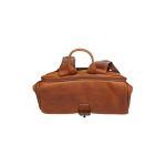 Δερμάτινο Επαγγελματικό Σακίδιο Πλάτης Chesterfield Savona C58.032231 Κονιάκ | Roll Top, Θήκη Laptop 15