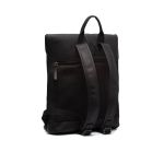 Δερμάτινο Σακίδιο Πλάτης Rolltop Chesterfield Larsson C58.033800 Μαύρο – Premium, Urban & Business