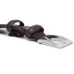 Δερμάτινη Ανδρική Ζώνη Chesterfield Elliot C60.005401 Καφέ 3.5cm – Υψηλής Ποιότητας Elegant Buﬀalo Δέρμα