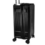 Βαλίτσα Μεγάλη FORECAST C879-28 Μαύρο 75cm με TSA, USB & Θήκη Smartphone, για έως 23 Κιλά Αεροδρομίου