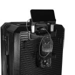 Βαλίτσα Μεγάλη FORECAST C879-28 Μαύρο 75cm με TSA, USB & Θήκη Smartphone, για έως 23 Κιλά Αεροδρομίου
