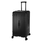 Βαλίτσα Μεγάλη FORECAST C879-28 Μαύρο 75cm με TSA, USB & Θήκη Smartphone, για έως 23 Κιλά Αεροδρομίου