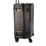 Βαλίτσα Μεγάλη FORECAST C879-28 Γκρι 75cm με TSA, USB & Θήκη Smartphone, για έως 23 Κιλά Αεροδρομίου