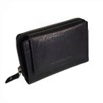 Γυναικείο Δερμάτινο Πορτοφόλι Chesterfield Hanoi C08.037200 Μαύρο με RFID Προστασία – Premium Wax Pullup Δέρμα