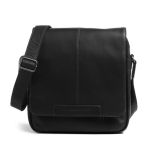 Δερμάτινο Τσαντάκι Ώμου Μεγάλο Chesterfield Raphael C48.055100 Μαύρο – Premium Pull-Up Δέρμα με Θήκη Tablet