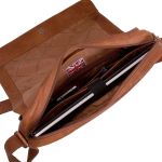 Δερμάτινος Χαρτοφύλακας – Ταχυδρόμου Chesterfield C48.055231 Κονιάκ Richard – Premium Pull-Up Δέρμα