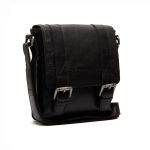 Δερμάτινο Ανδρικό Τσαντάκι Ώμου Chesterfield Ariano C48.132800 Μαύρο