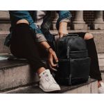 Δερμάτινο Σακίδιο Πλάτης Chesterfield Austin C58.018400 Μαύρο – Θήκη Laptop 14