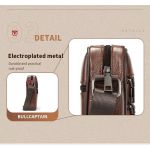Δερμάτινο Ανδρικό Τσαντάκι Ώμου Bull Captain DJB 030  Καφέ Minimal – Διαχρονικό Στυλ & Άνεση