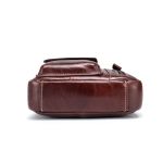 Δερμάτινο Ανδρικό Τσαντάκι Ώμου Bull Captain DJB 037 Καφέ | Slim Vintage Σχέδιο για Κινητό & Πορτοφόλι