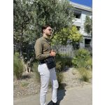 Δερμάτινο Ανδρικό Τσαντάκι Ώμου Bull Captain DJB 037 Μαύρο | Slim Vintage Σχέδιο για Κινητό & Πορτοφόλι