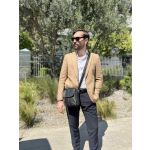 Δερμάτινο Δερμάτινο Τσαντάκι Ώμου Bull Captain DJB 07 Μαύρο | Vintage Δέρμα 3L & 4 Εξωτερικές Θήκες